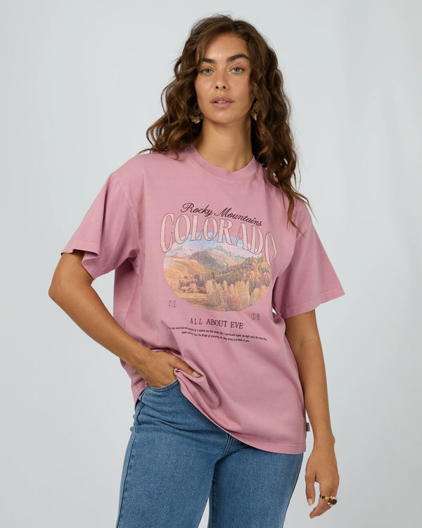 ALL ABOUT EVE Rocky Mountains Relaxed Tee