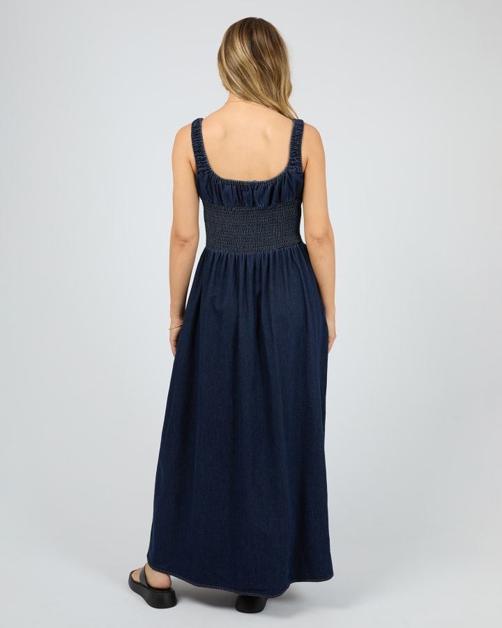 all about eve denim dress All About Eve Sunny Denim Dress Mentha's Surf & Street Supply