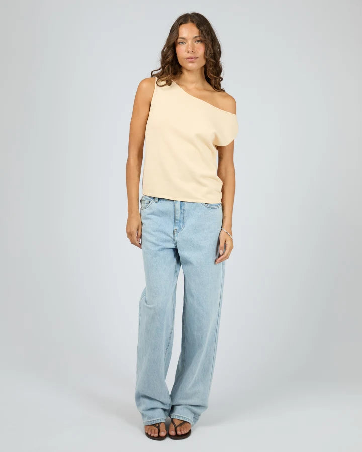 Silent Theory Ellis Off The Shoulder Top - Butter