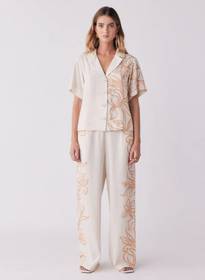 Esmaee Lolita Shirt - Ecru Floral