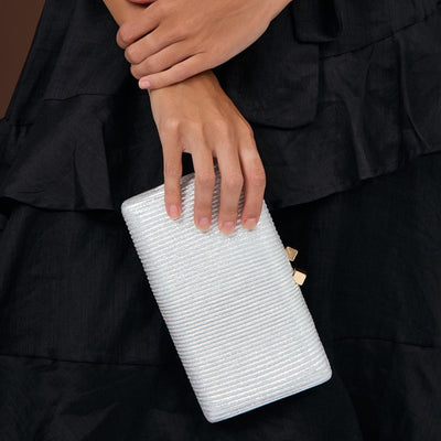 Molten Clasp Metallic Structured Clutch
