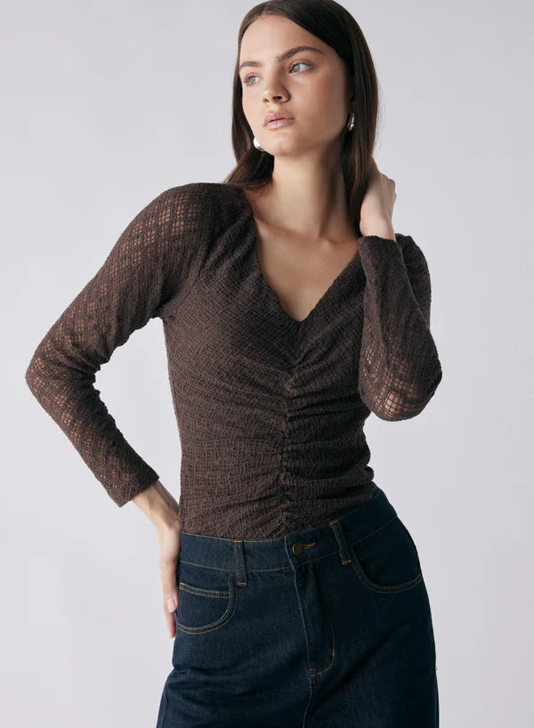 Esmaee Exile Lace Top