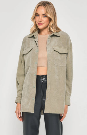 Winnie & Co Cardie Corduroy Shacket
