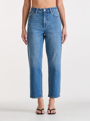 Lee High Moms Jeans - Studio Blue