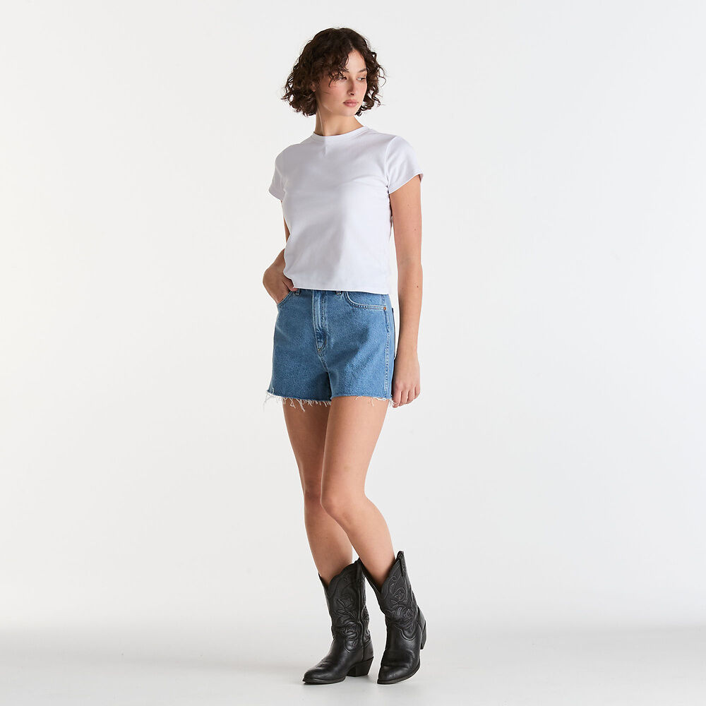 Wrangler Hi Bells shorts - Nevada Blue