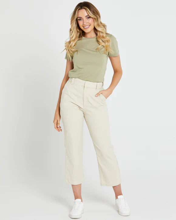 Sass Carolina Straight Leg High Waisted Pant