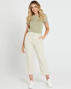 Sass Carolina Straight Leg High Waisted Pant