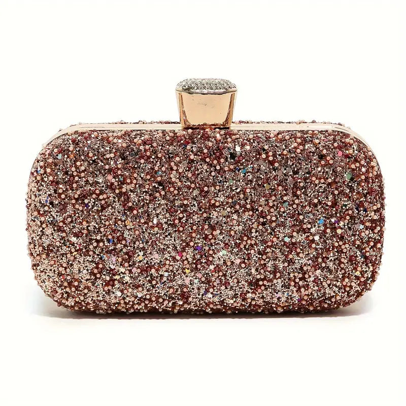 Rosie Glitter Clutch