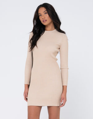 Rusty Solace Long Sleeve knitted Dress