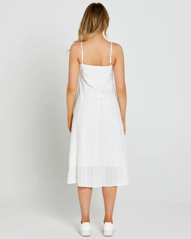 Sass Sofia Embroidered Midi Dress
