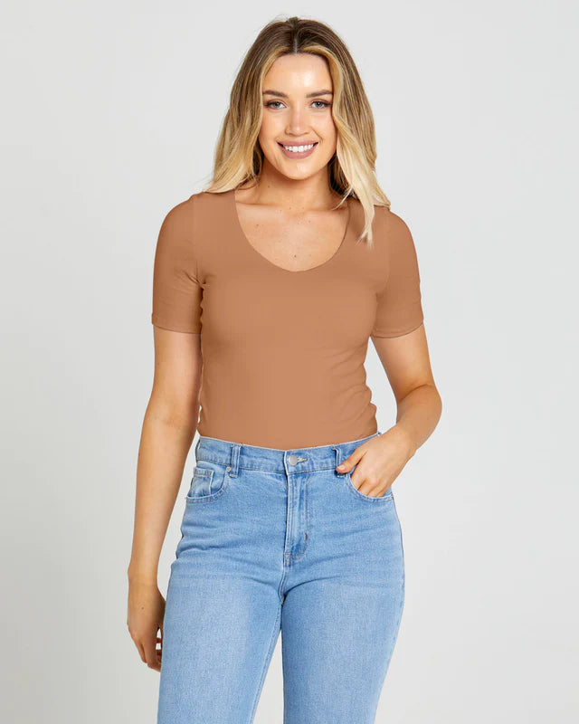 Sass Claire V-neck tee