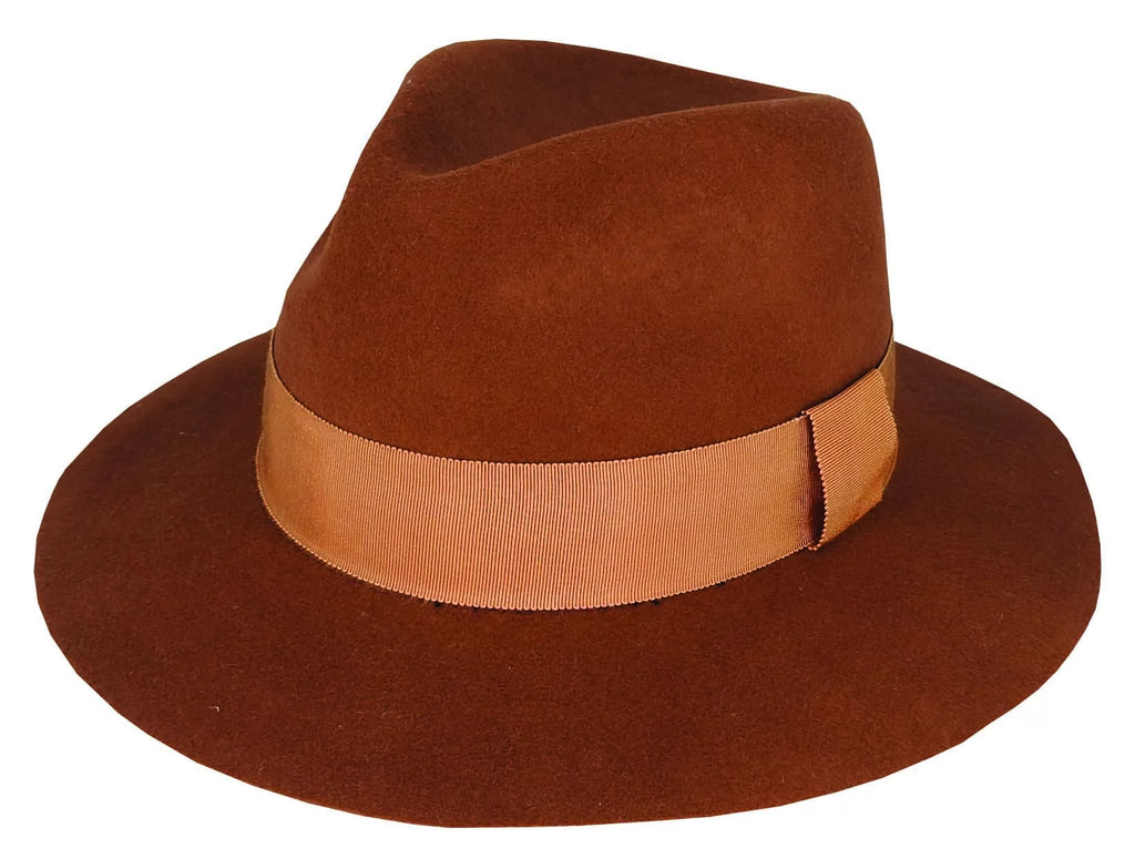 Avenel Savannah Raw Edge Fedora