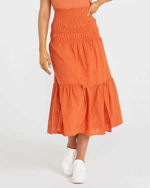 Sass Asher Shirred Skirt
