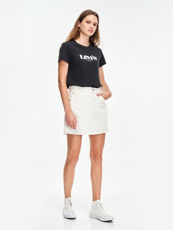 Levi's Utility Mini Skirt - White Rinse