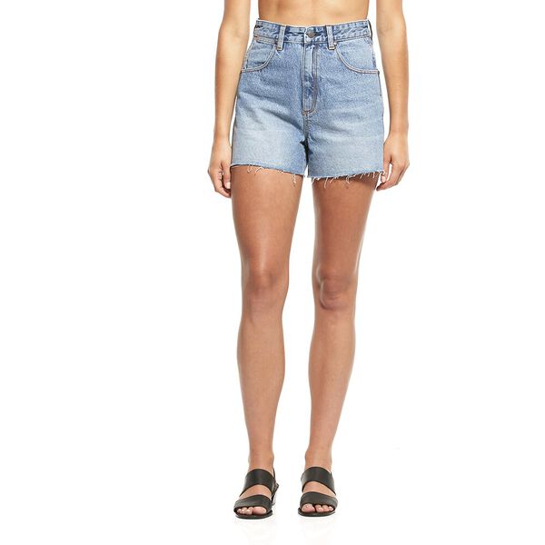 Wrangler Hi Bells Shorts - Canyon Stone