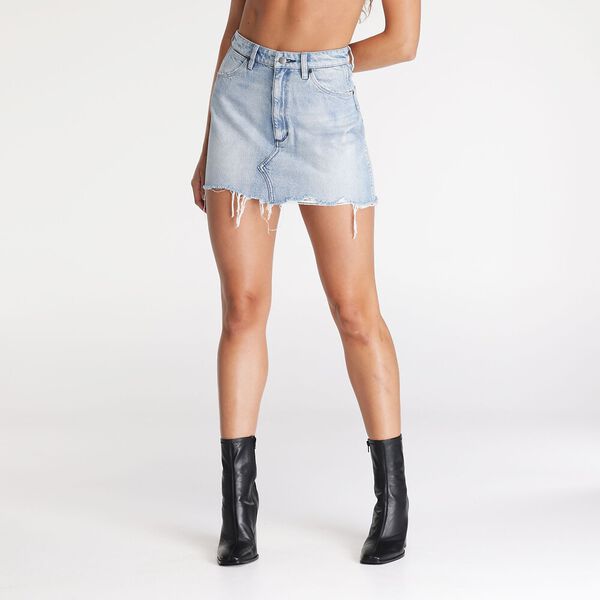 Wrangler Repair Mini Skirt - Never Never