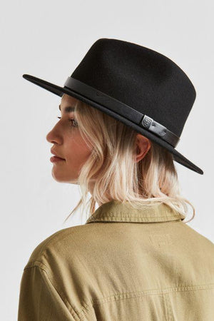 Brixton Messer Fedora - Black & Mojave